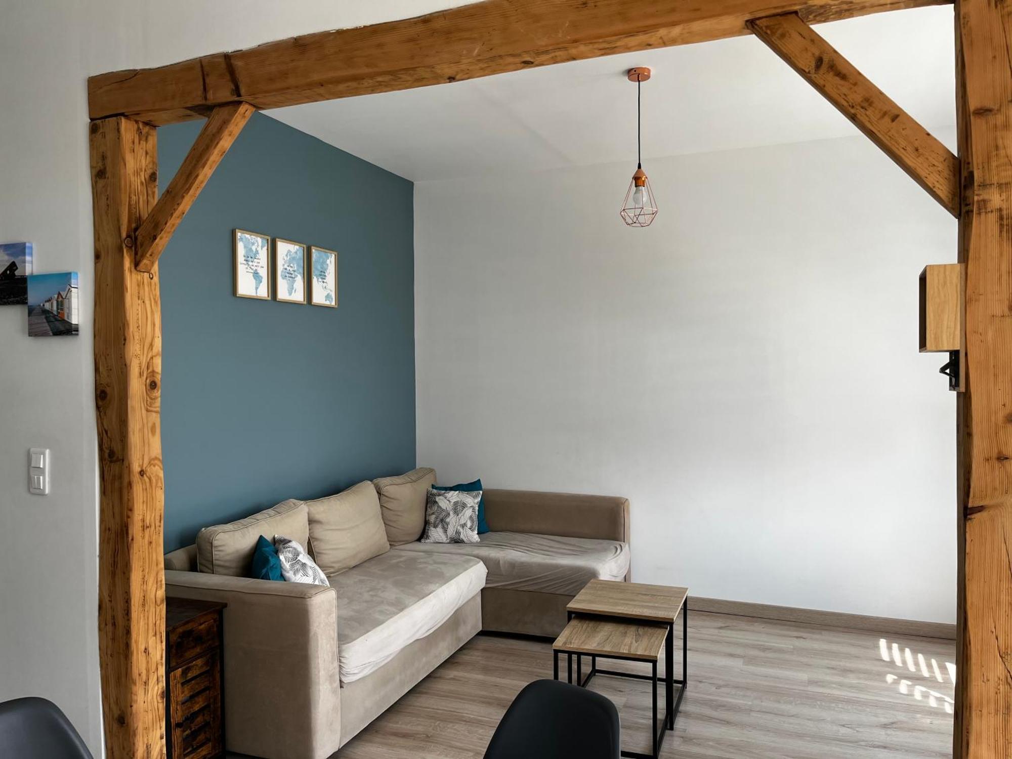 La Petite Boutique Bleue Apartment Cayeux-sur-Mer Bagian luar foto